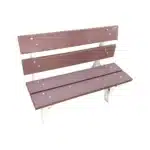 BANCO DE JARDIM MADEIRA PLÁSTICA MACIÇA COLORIDO COM 3 LUGARES E 4 TÁBUAS 100% RECICLADO 1,50M / LC-01C