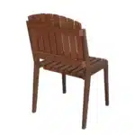 CADEIRA PREMIUM EM MADEIRA PLÁSTICA LANCI 100% RECICLADA 50CM / LC-05