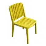 CADEIRA PREMIUM EM MADEIRA PLÁSTICA LANCI 100% RECICLADA 50CM / LC-05