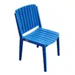 CADEIRA PREMIUM EM MADEIRA PLÁSTICA LANCI 100% RECICLADA 50CM / LC-05