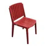 CADEIRA PREMIUM EM MADEIRA PLÁSTICA LANCI 100% RECICLADA 50CM / LC-05